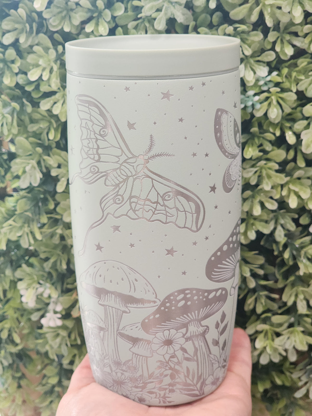 SM sage green tumblers