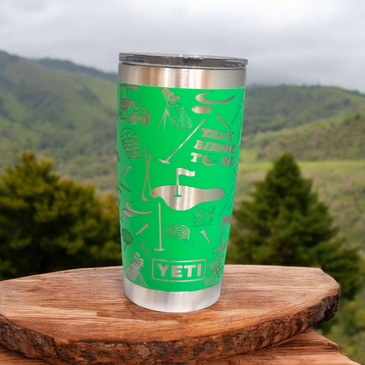 20 oz Golf Yeti tumbler