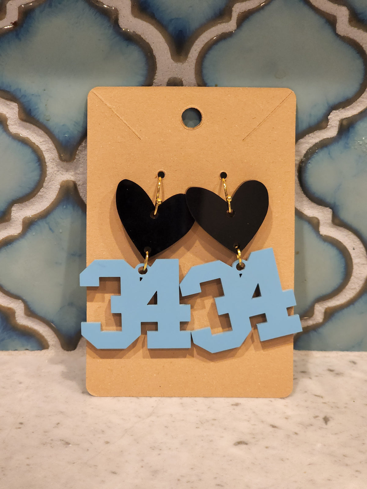 Gameday Jersery Number Earrings