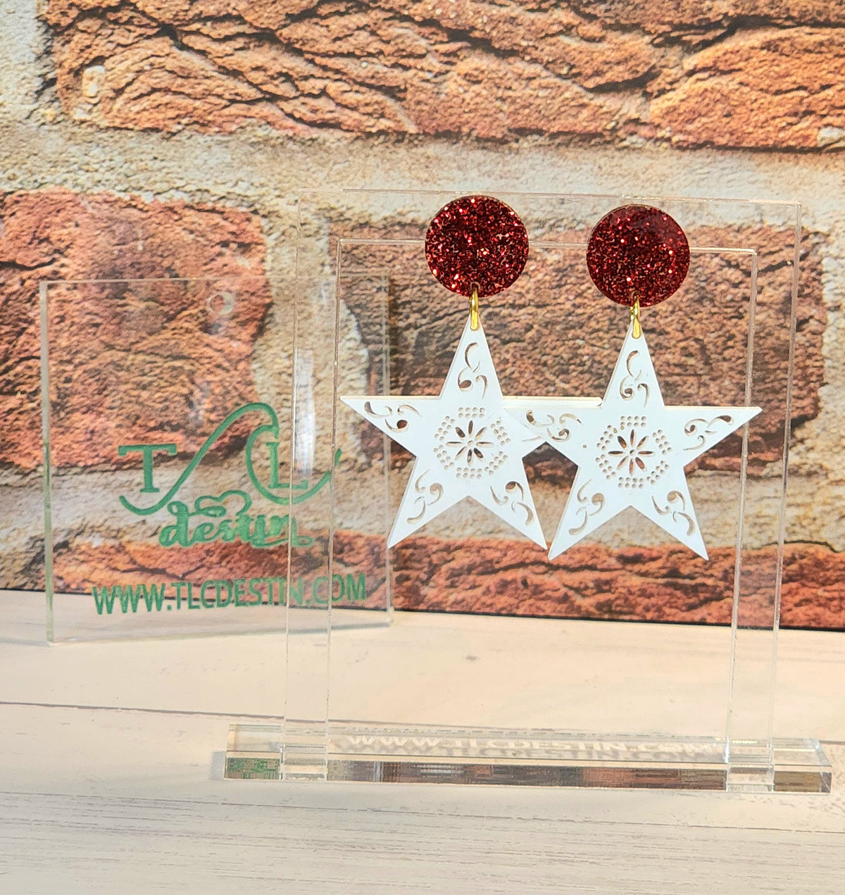 Patriotic Star Earrings