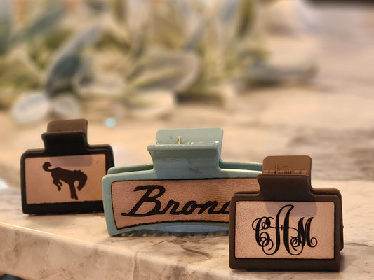 Custom hair clips