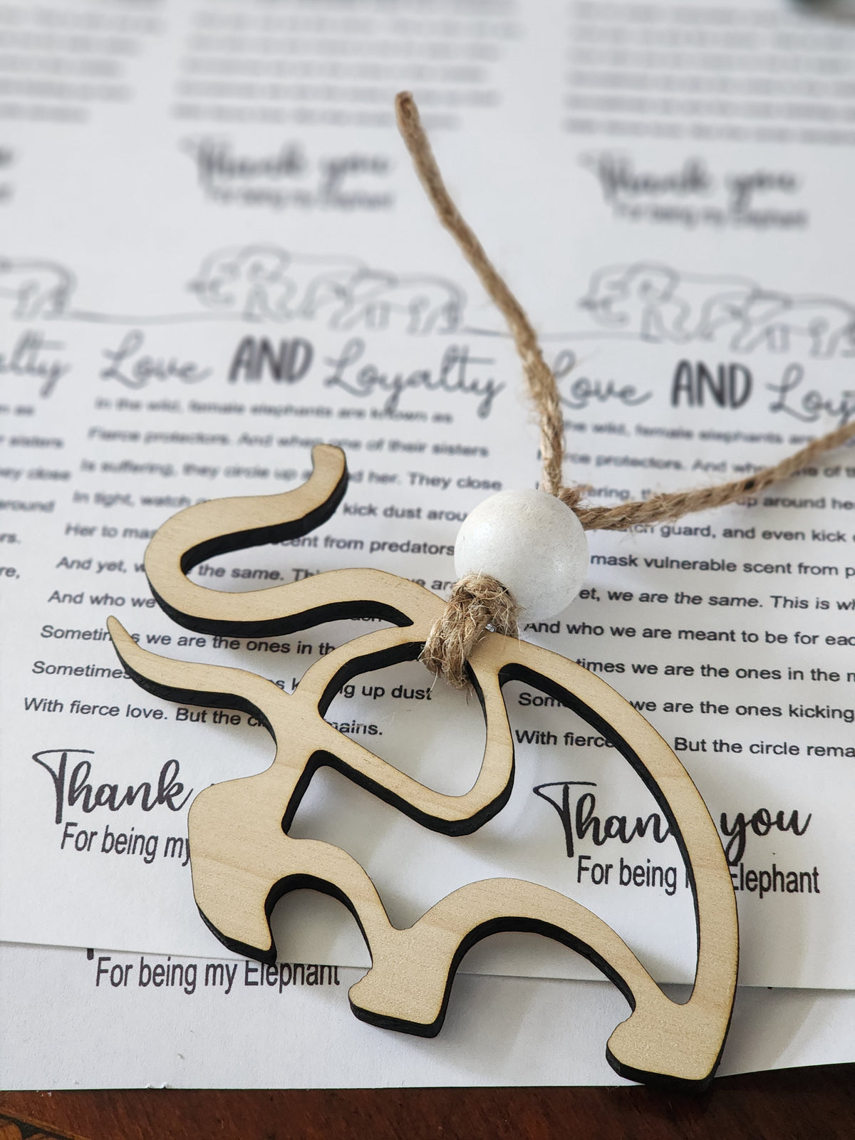 Elephant Friend Ornament
