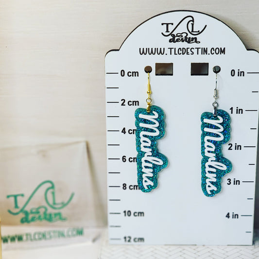 Marlin Acrylic Earrings