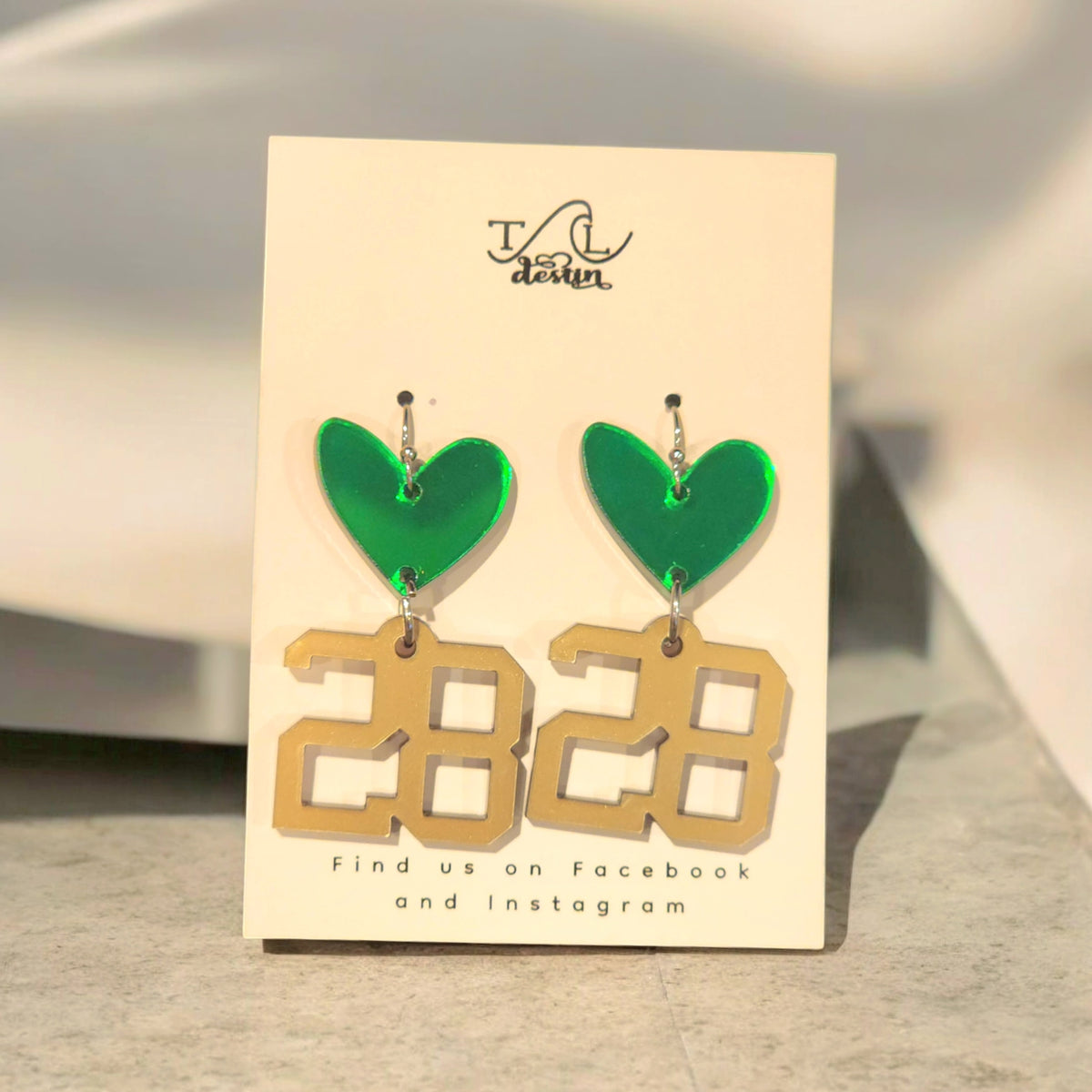 Gameday Jersery Number Earrings