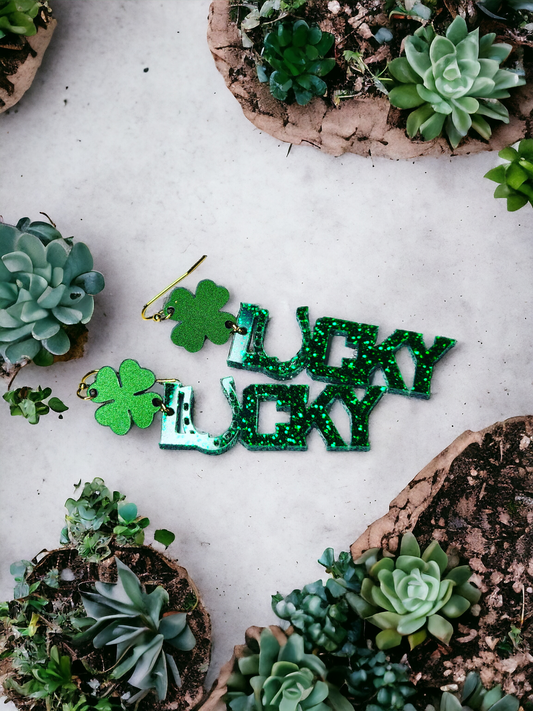 Lucky clover earrings