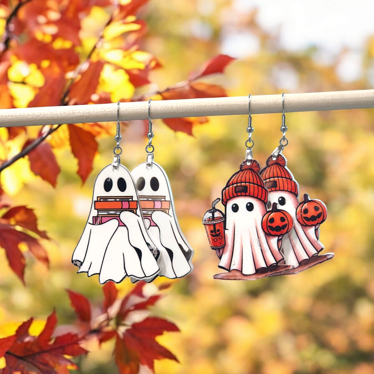BOOgie Ghost Earrings