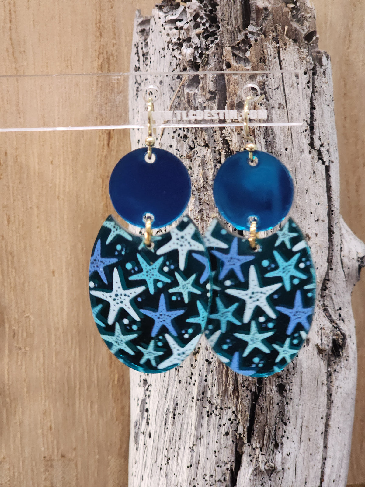 Starfish acrylic earrings