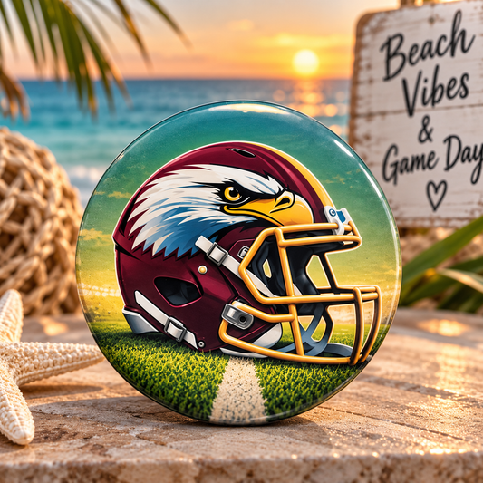 Eagles Helmet Button