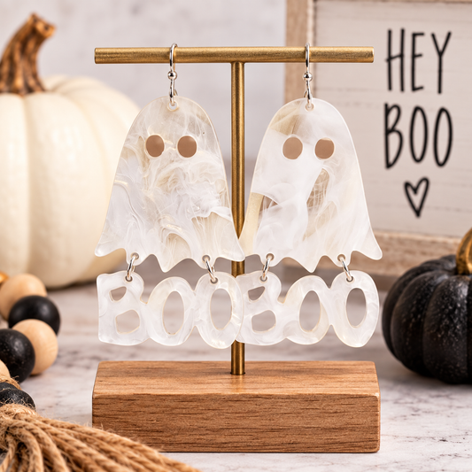 BOO Ghost Earrings