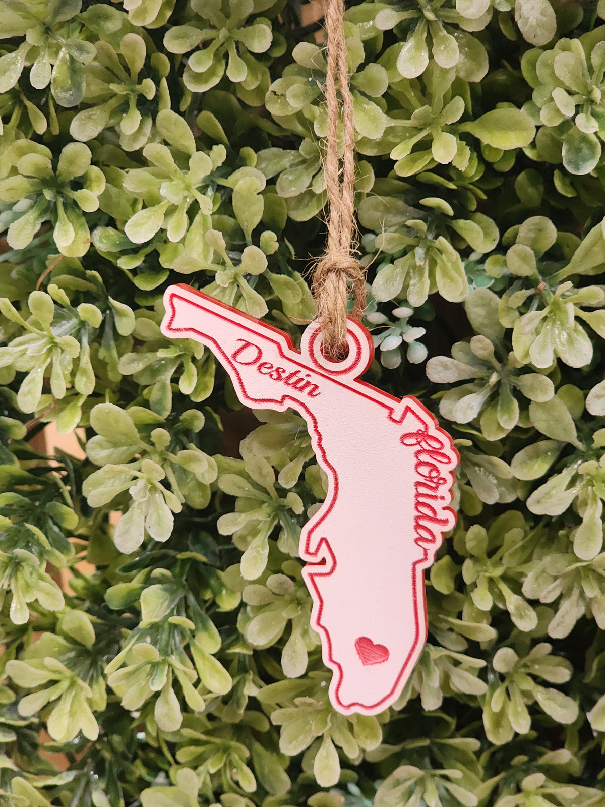 Love Destin ornament