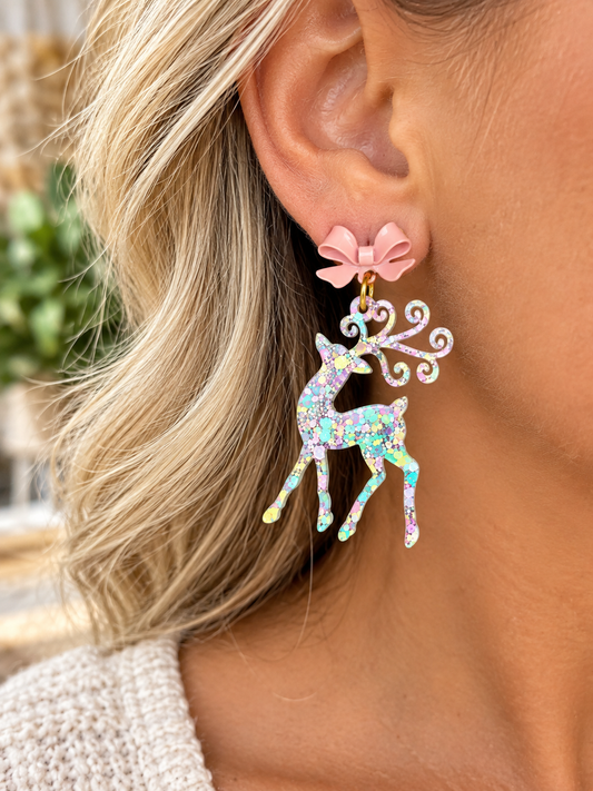 Coquette Reindeer Earrings