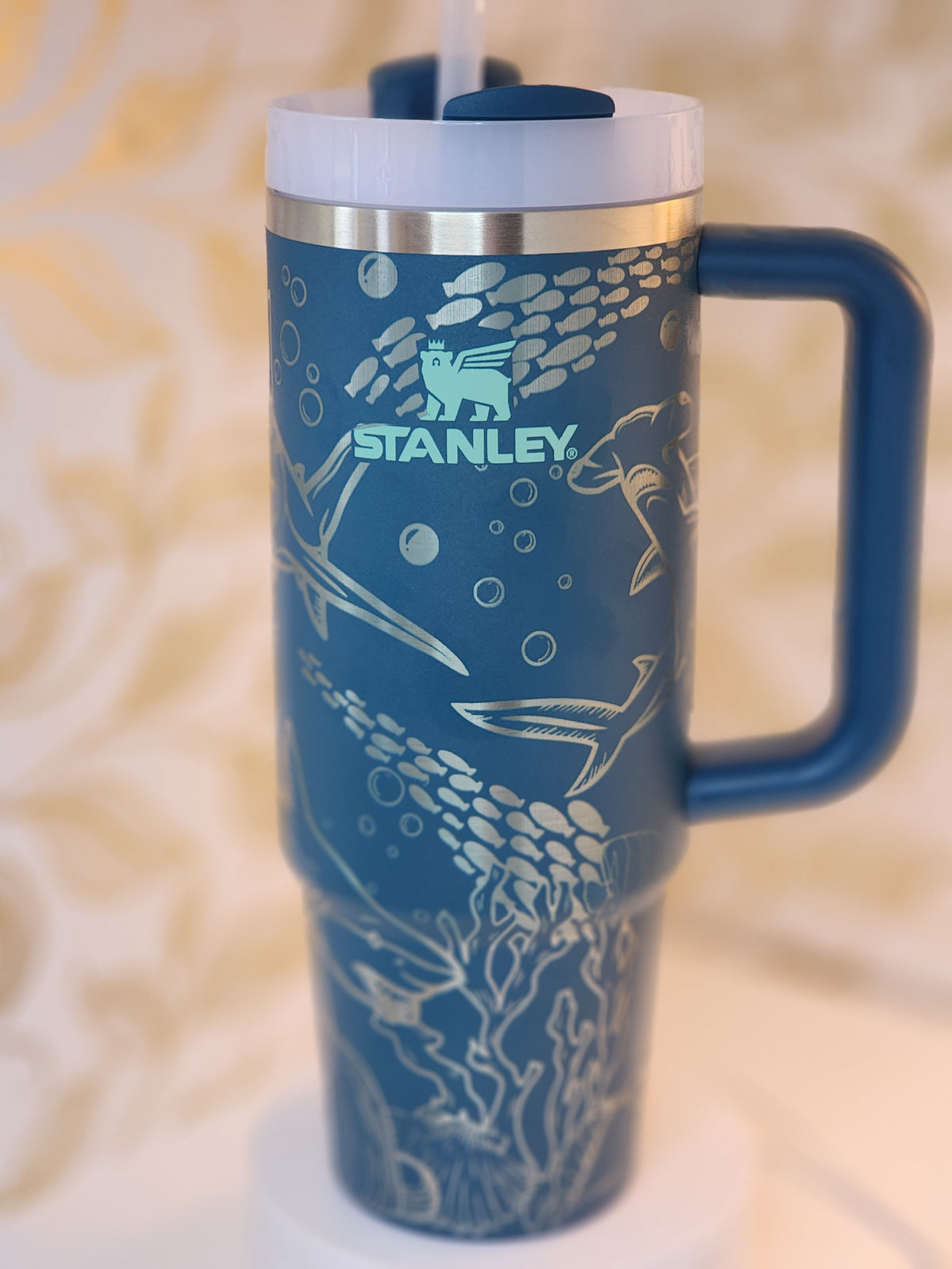30 oz Shark Engraved Stanley