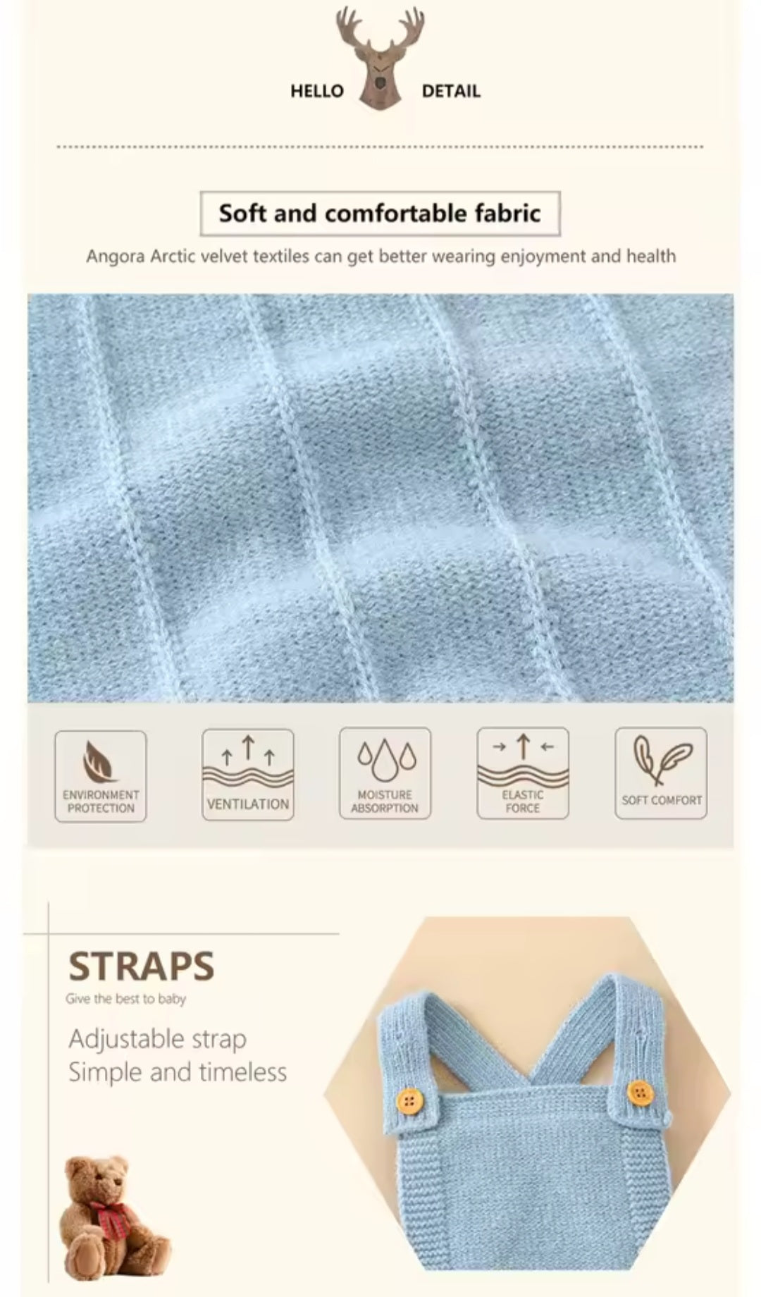 Baby suspenders set