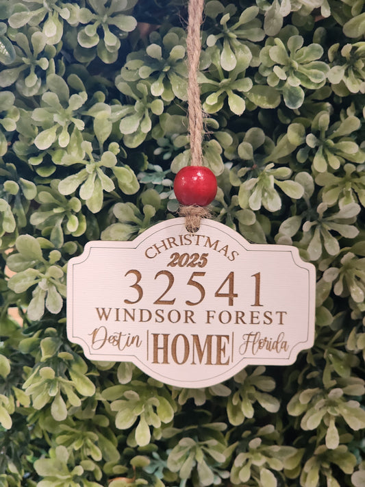 2026 Zipcode ornament