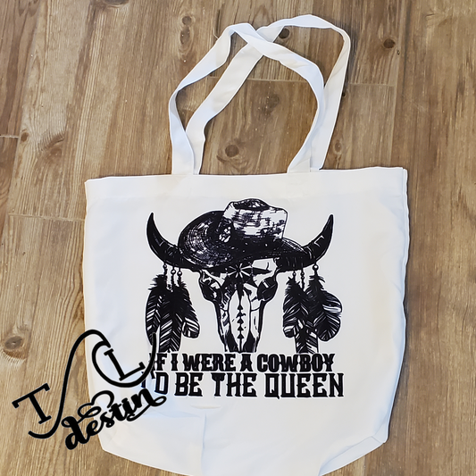 If i were a cowboy tote