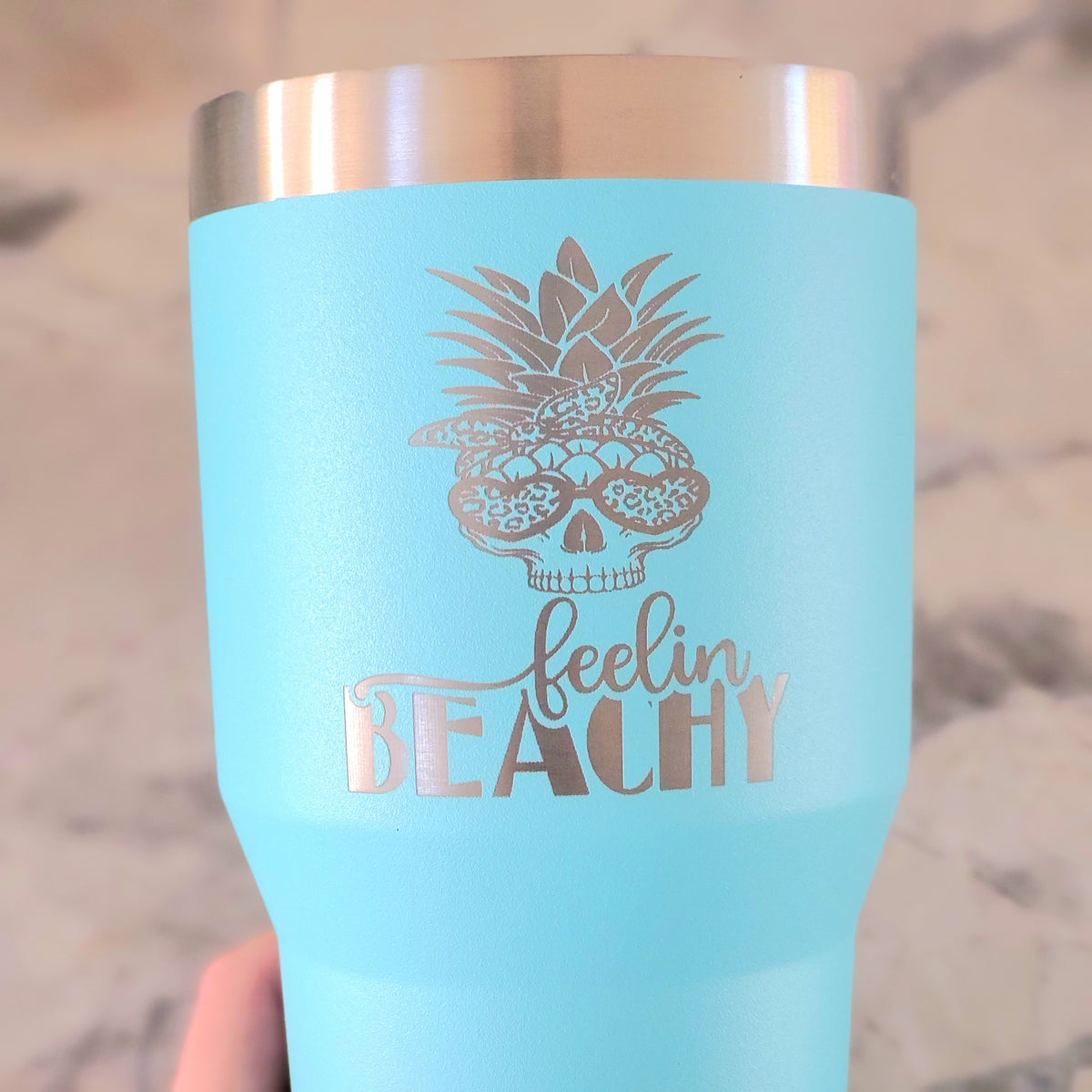 Feelin Beachy tumbler