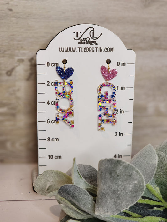 Gender Reveal Party Earrings